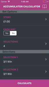 Betsharks Accumulator Calculator App