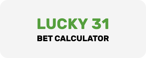 lucky 31 calculator