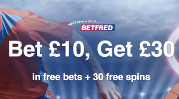 Betfred Signup Offer